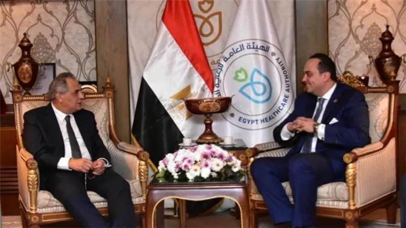 رئيس هيئة الرعاية الصحية يلتقي نائب وزير الاتصالات لمتابعة ميكنة منظومة التأمين الصحي الشامل 