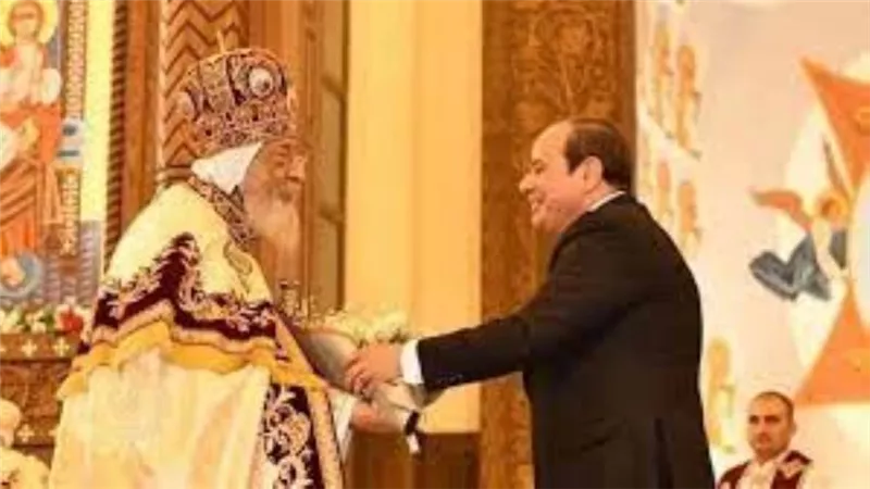 الرئيس السيسي مهنئا بعيد الميلاد: الوطن بحاجة لتضافر جميع أبنائه للعبور لغد أفضل