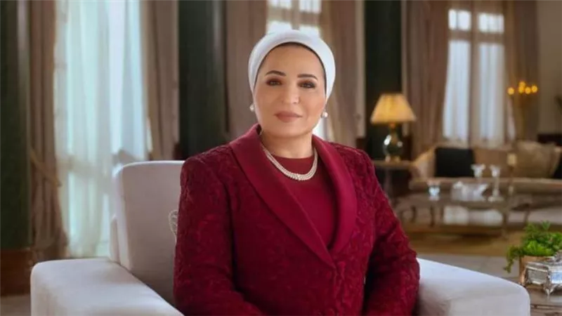 السيدة انتصار السيسي تهنئ الشعب المصري بمناسبة عيد الميلاد المجيد