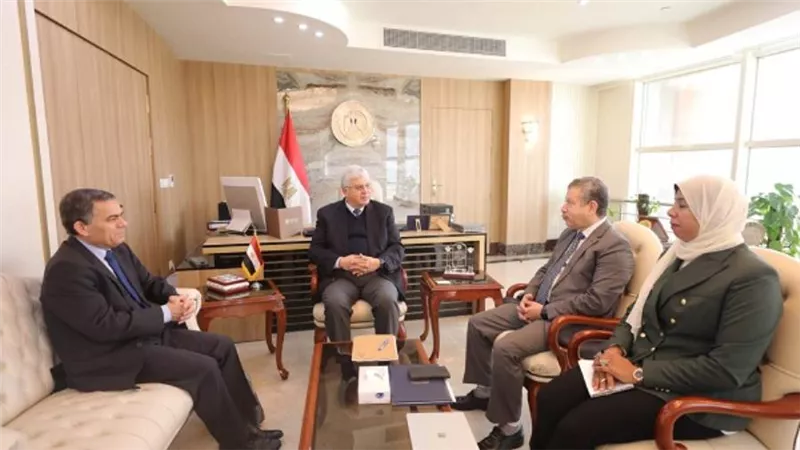 وزير التعليم العالي يستقبل نائب رئيس جامعة أفييرو البرتغالية لبحث سُبل التعاون المشترك 