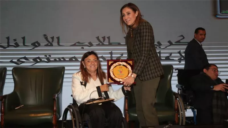 وزيرة الثقافة تشارك باحتفالية المجلس القومي للأشخاص ذوي الإعاقة 