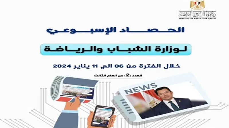وزارة الشباب تصدر حصادها الأسبوعي(إنفوجراف)