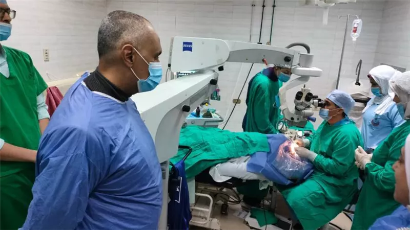 وكيل صحة الغربية يتابع نشاط مستشفى رمد طنطا خلال الشهور الماضية (صور)