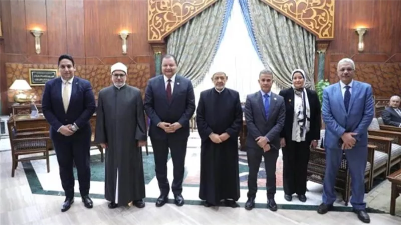 شيخ الأزهر يلتقي رئيس هيئة الاعتماد والرقابة الصحية