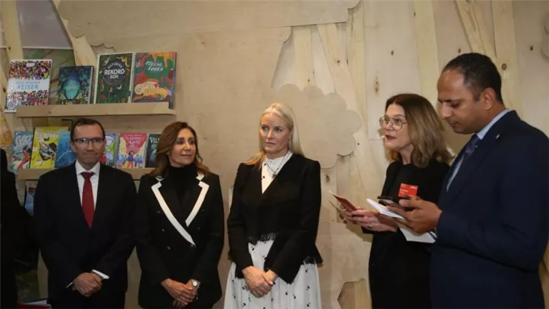 الأميرة ميته ماريت: معرض الكتاب نافذة للتعاون بين الناشرين النرويجيين والعرب لتوطيد أواصر الصلة وبناء جسر من الثقافة والحضارة