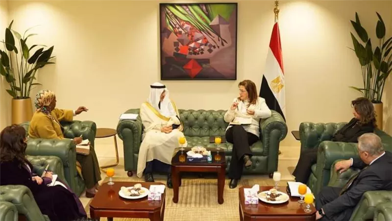 وزيرة التخطيط تلتقي رئيس البنك الإسلامي للتنمية لبحث سبل التعاون المشترك
