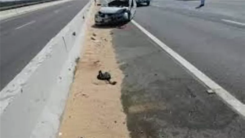 عاشا وماتا معا.. وفاة زوجين في حادث سير بدمياط