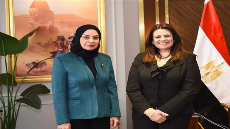 وزيرة الهجرة تستقبل سفيرة البحرين في مصر لبحث التعاون المشترك (صور)