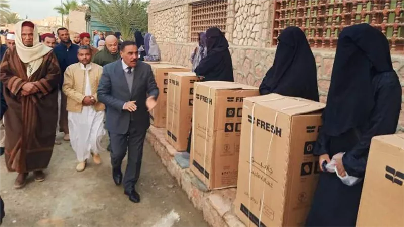 البنك الزراعي: توزيع أجهزة كهربائية على 300 أسرة في 4 محافظات