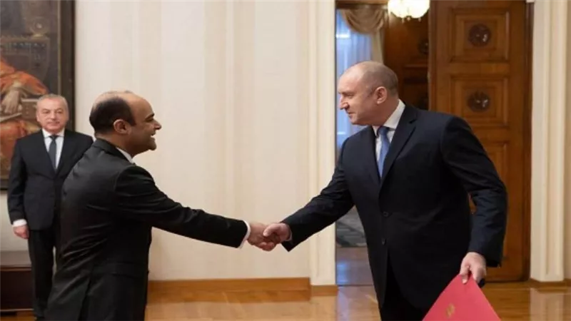سفير مصر بصوفيا يقدم أوراق اعتماده للرئيس البلغاري (صور)