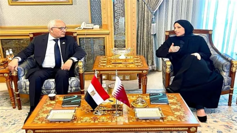 وزير التعليم يلتقي نظيرته القطرية لبحث ملفات التعاون المشترك في المجال قبل الجامعي (صور)
