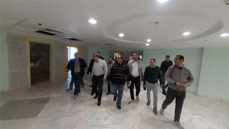تقدم أعمال مشروع مستشفى شفاء الأطفال بسوهاج الجديدة