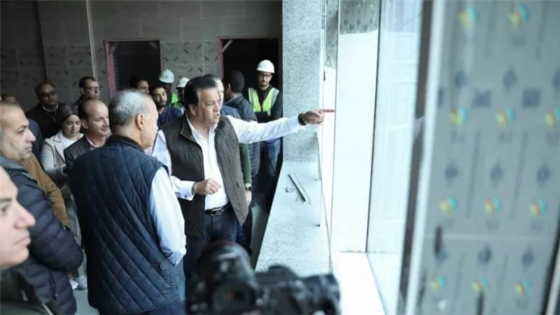 وزير الصحة يتفقد المستشفى الجديد بمدينة العبور ويشدد على سرعة الانتهاء من الأعمال الإنشائية وفقاً للجداول الزمنية المحددة