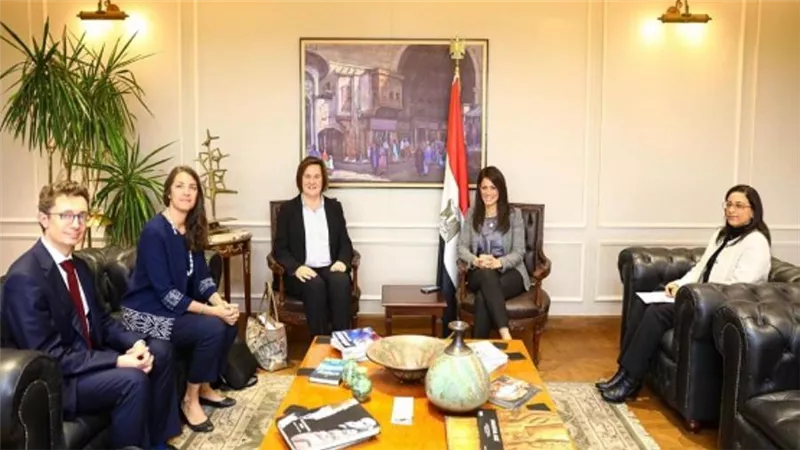 وزيرة التعاون الدولي تستقبل المديرة الإقليمية الجديدة للوكالة الفرنسية للتنمية (صور)