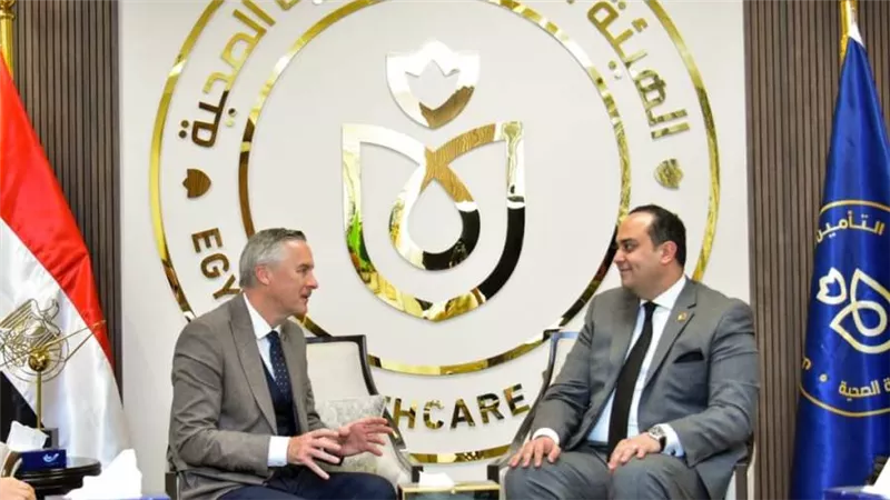 رئيس هيئة الرعاية الصحية يبحث تعزيز التعاون مع الغرفة الألمانية العربية للصناعة والتجارة