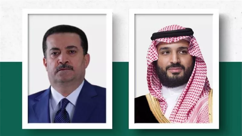 ولي العهد السعودي ورئيس الوزراء العراقي يبحثان أعمال التصعيد بين إيران وإسرائيل