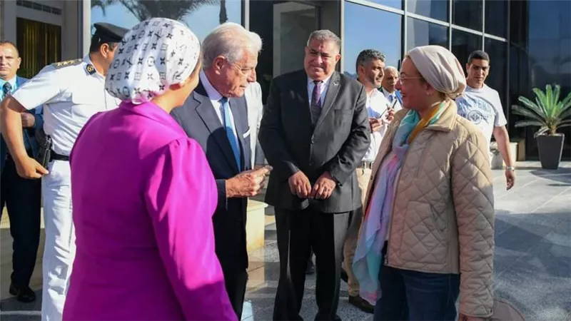 وزيرة البيئة تلتقي محافظ جنوب سيناء لمناقشة عدد من الموضوعات المشتركة الخاصة بالمشروعات الخضراء داخل المحافظة