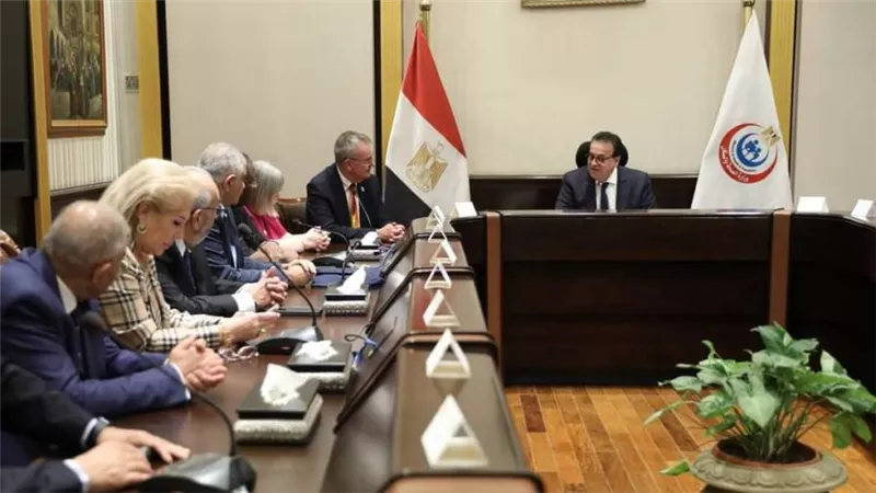 وزير الصحة يستقبل رئيس منظمة «الروتاري الدولي» لبحث التعاون المشترك في القطاع الصحي