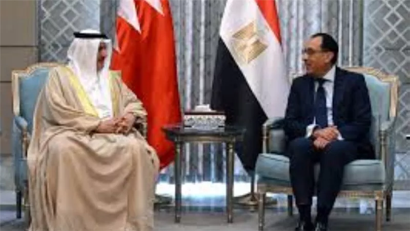 مدبولي لـ رئيس النواب البحريني: العلاقات الثنائية بين القاهرة والمنامة 