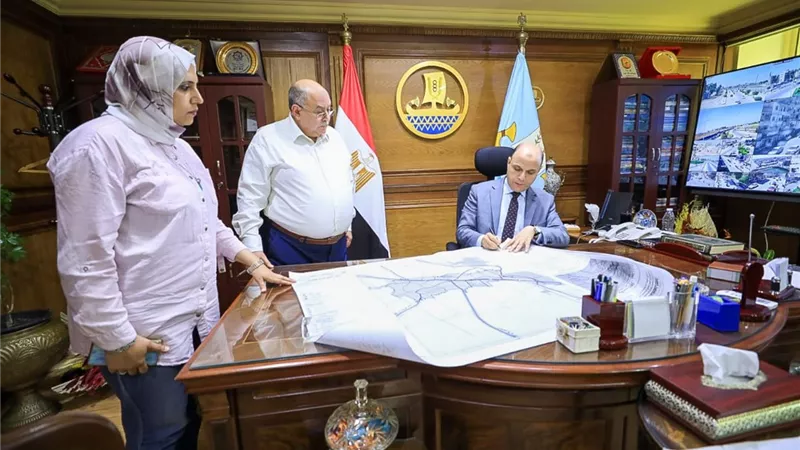 محافظ كفرالشيخ يصدق على المخطط الإستراتيجي المحدث لمدينة قلين