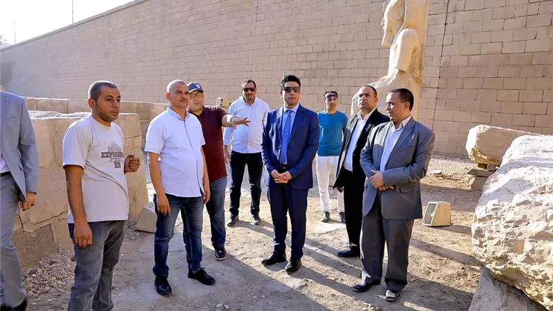 لجنة وضع سوهاج على الخريطة السياحية تتفقد المنطقة الأثرية في أخميم