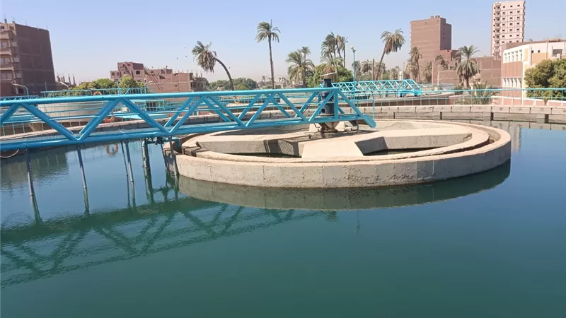 ضعف المياه بمدينة المنشاة لأعمال تطهير المروقات بمحطة مياه المنشاة السطحية