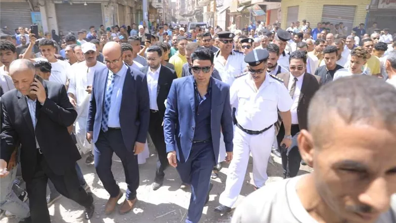 نائب محافظ سوهاج يقود حملة مرافق مفاجئة بمدينة دار السلام