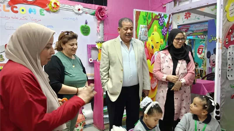 مدير المنتزه ثان يتابع سير العملية التعليمية بمدرسة 
