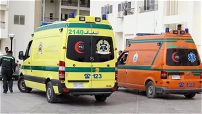 إصابة 9 أشخاص فى حادث انقلاب سيارة بسوهاج