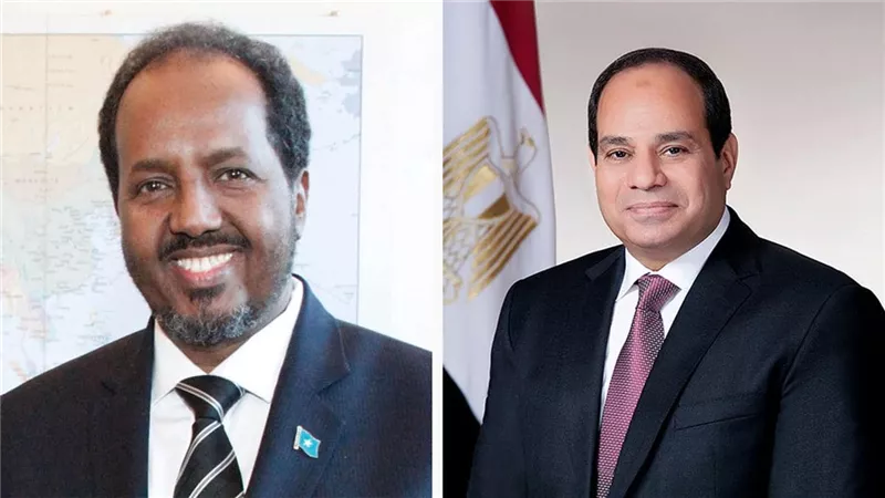 الرئيس السيسي يتفق مع نظيره الصومالي على تبادل الإعفاء من تأشيرات الدخول لحاملي جوازات السفر الدبلوماسية