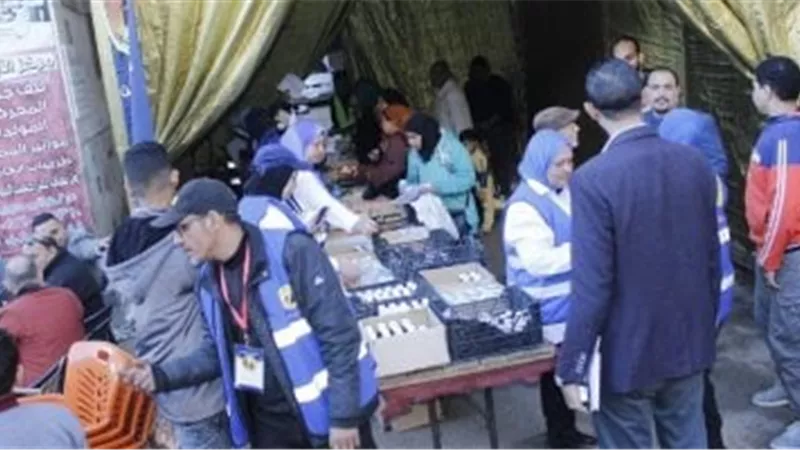 علاج 1150 مواطنا فى قافلة طبية لحزب 
