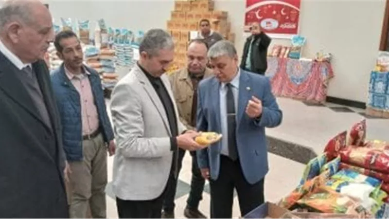 وكيل تموين الإسكندرية يجرى جولات تفقدية لمتابعة معارض 