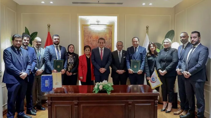 مؤسسة البنك التجاري الدولي توقع بروتوكول تعاون مع مستشفى مبرة مصر القديمة بمبلغ 15 مليون جنيه