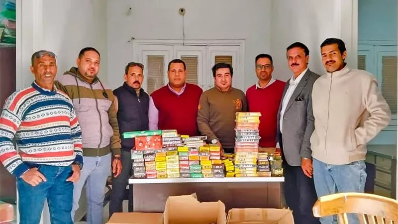حملات مكثفة على أماكن تداول الألعاب النارية والشماريخ بسوهاج وتحرير محاضر للمخالفين