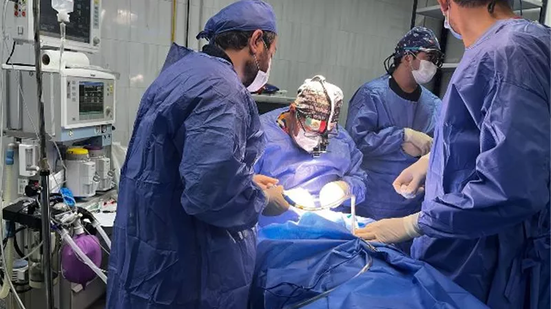 قافلة أمريكية تجرى عمليات جراحية لـ70 طفلا مصابين بالشفة الأرنبية بسوهاج