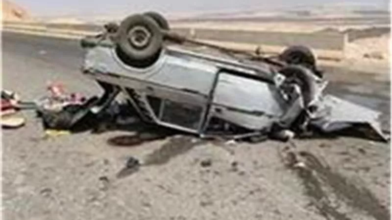 مصرع شخص وإصابة آخر فى حادث انقلاب سيارة ملاكي غرب الإسكندرية