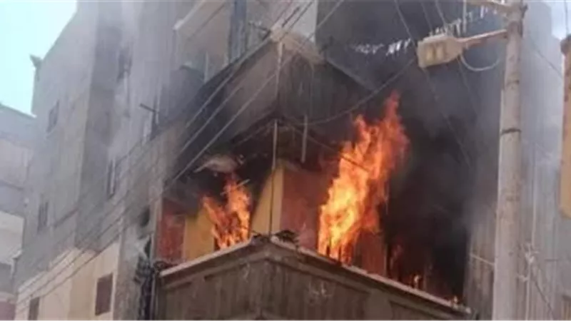 حريق يلتهم شقة في الإسكندرية ونجاة أسرة من 5 أفراد