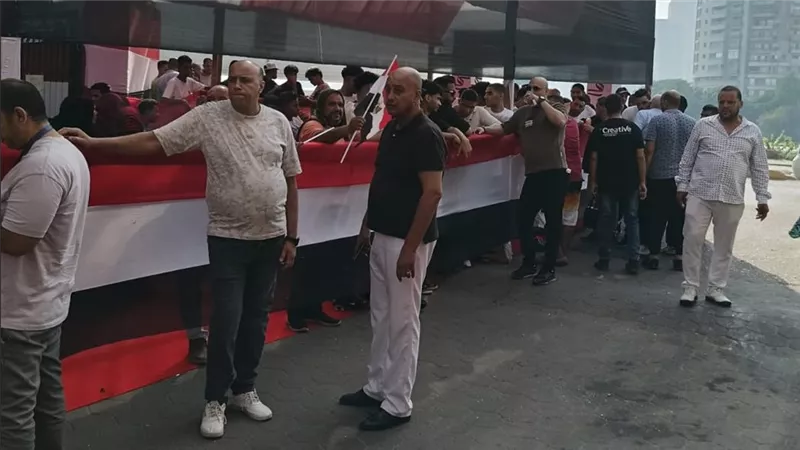 أهالى إمبابة يدلون بأصواتهم فى انتخابات مجلس الشيوخ