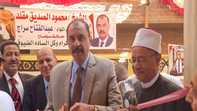 محافظ سوهاج يفتتح مسجد الشيخ وحشى بعد تجديدة بمركز جهينة
