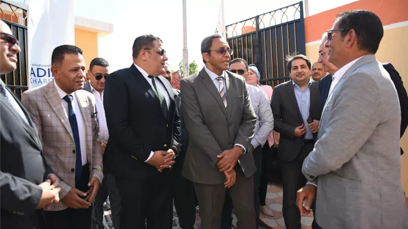 افتتاح مدرسة نجع الرماش بعد تطويرها بقرية كرم عمران في قنا