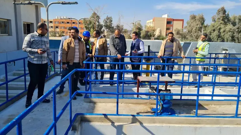 رئيس مياه سوهاج يتفقد محطات مياه الشرب والصرف الصحى بمركز جرجا