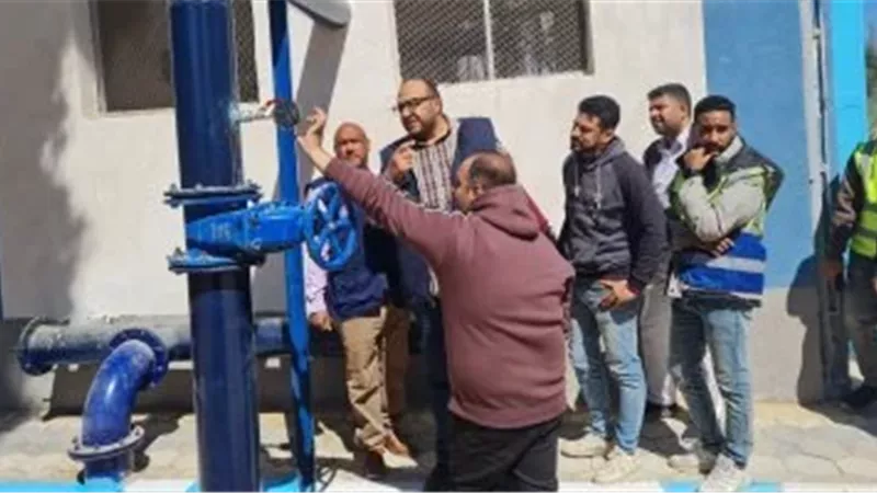 استطلاع رأى المواطنين بعد بدء تجارب تشغيل محطة مياه قرية صديق المنشاوى بسوهاج
