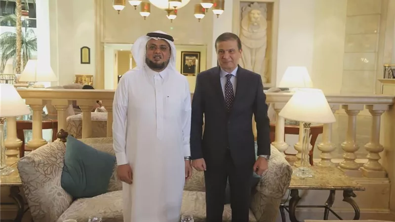 وزير الزراعة يبحث مع وكيل وزارة البيئة والمياه والزراعة السعودي تعزيز التعاون المشترك وتنسيق المواقف في مؤتمر مكافحة التصحر