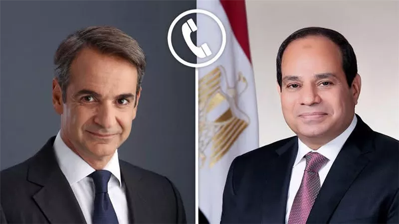 الرئيس السيسي يؤكد تضامن مصر الكامل مع اليونان في مواجهة الحرائق