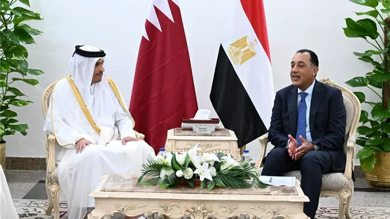 رئيس الوزراء يستقبل نظيره القطري بمدينة العلمين الجديدة لبحث سبل تعزيز التعاون المشترك في المجالات المختلفة 