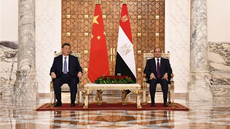 الرئيس السيسي يقبل دعوة نظيره الصيني لزيارة بكين في موعد يناسب الجانبين