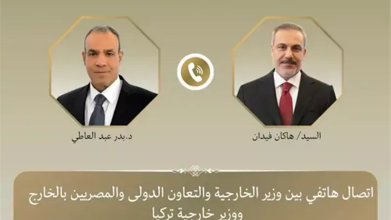 وزير الخارجية ونظيره التركي يشددان على تكثيف الجهود لاحتواء التصعيد في المنطقة