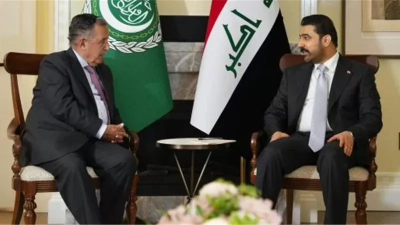 نبيل فهمى ورئيس الوزراء العراقى يبحثان جهود خفض التصعيد واستعادة الاستقرار