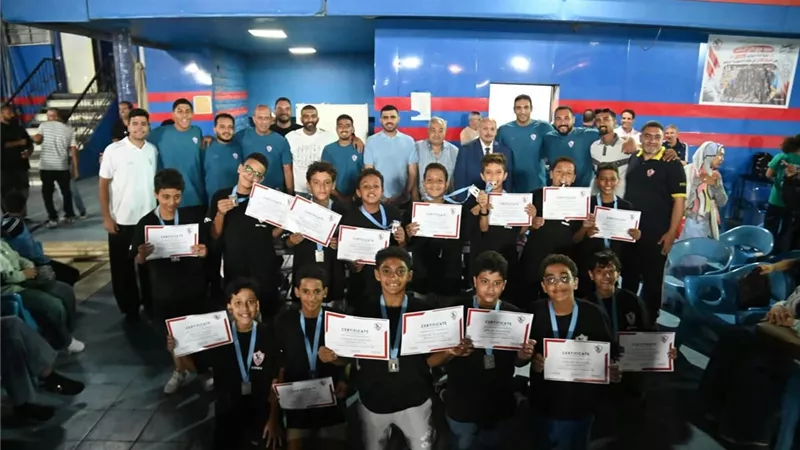 الزمالك يتوج بفضية الجمهورية لكرة الماء مواليد 2015